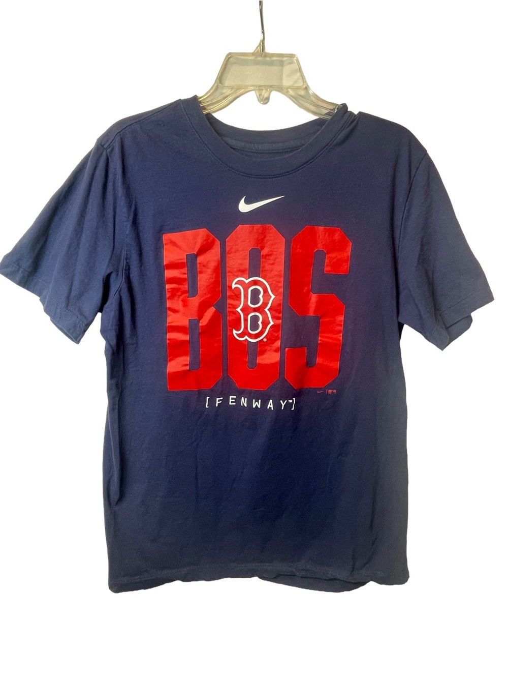 Nike Navy Boston Fenway Logo T-Shirt Adult Size M